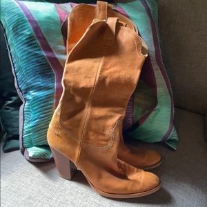 Tall Leather Boots